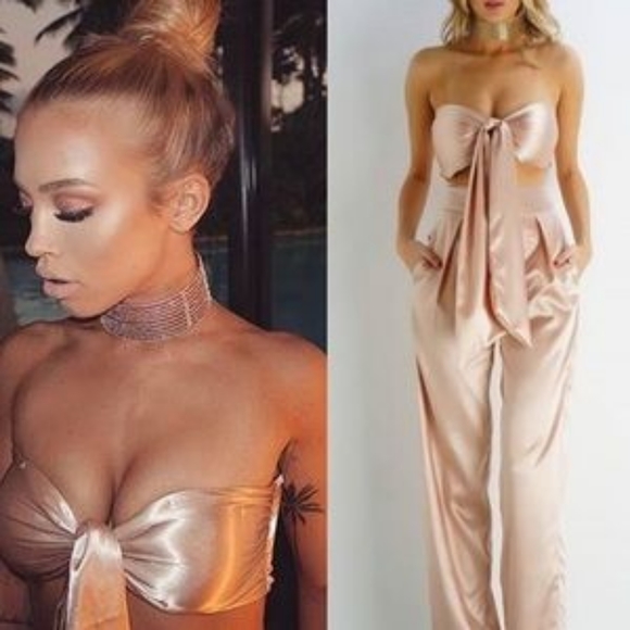 Large Ky satin silk set want my look - Picture 2 of 6